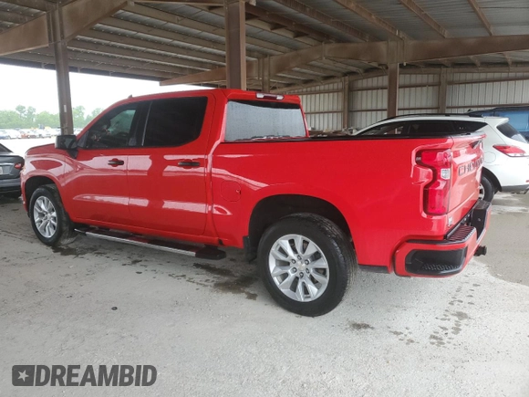 2022 Chevrolet Silverado 1500 Custom with VIN 3GCPWBEK3NG174845, listed as a Copart auction lot 53875515 with 40,868 mi miles and Salvage Title. Bid and sale history available at DreamBid. Image 2.