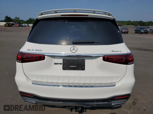2023 Mercedes-Benz GLS 450 with VIN 4JGFF5KE7PA962374, listed as a Copart auction lot 65884414 with 35,091 mi miles and Salvage Title. Bid and sale history available at DreamBid. Image 6.