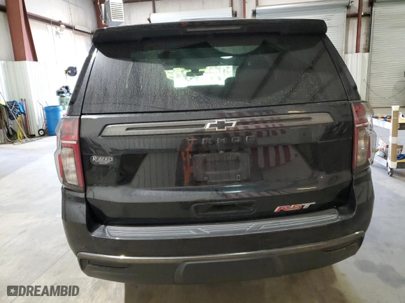 2022 Chevrolet Tahoe RST with VIN 1GNSKRKD8NR100297, listed as a Copart auction lot 42195495 with 82,329 mi miles and Salvage Title. Bid and sale history available at carsss.com. Image 6.