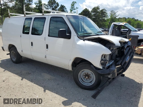 2012 Ford Econoline Cargo Commercial with VIN 1FTNE1EW6CDA06831, listed as a Copart auction lot 54218095 with 226,236 mi miles and Salvage title. Bid and sale history available at DreamBid. Image 4.