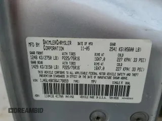 2006 Jeep Liberty Sport z VIN 1J4GL48K56W178859, wystawiony jako Copart lot #53146715 z przebiegiem 223 064 mil mil oraz Nie do naprawy • Non repairable. Historia ofert i sprzedaży dostępna na DreamBid. Obrazek 14.
