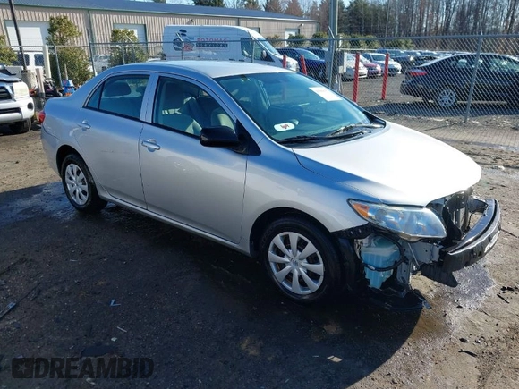 2009 Toyota Corolla with VIN 2T1BU40E49C155993, listed as a IAAI auction lot 41588637 with 183,548 mi miles. Bid and sale history available at carsss.com. Image 1.