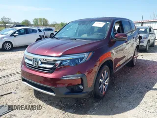 2019 Honda Pilot EX z VIN 5FNYF6H36KB009454, wystawiony jako IAAI lot #42030733 z przebiegiem 41 242 mil mil oraz . Historia ofert i sprzedaży dostępna na DreamBid. Obrazek 2.