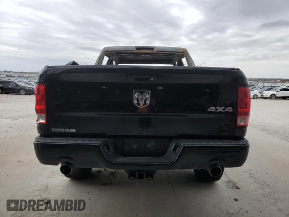 2014 Ram 1500 Express with VIN 1C6RR7KT8ES248819, listed as a Copart auction lot 51520965 with 0 mi miles and Salvage Title. Bid and sale history available at carsss.com. Image 6.