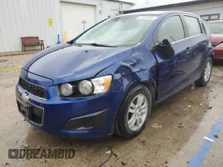 2014 Chevrolet Sonic LT with VIN 1G1JC6SH1E4138382, listed as a Copart auction lot 47669445 with 81,006 mi miles and Salvage Title. Bid and sale history available at carsss.com. Image 1.