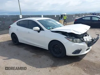 2014 Mazda 3 i Grand Touring with VIN JM1BM1W70E1143703, listed as a IAAI auction lot 41883130 with 135,500 mi miles and . Bid and sale history available at DreamBid. Image 1.