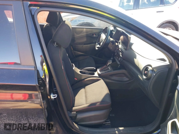 2023 Hyundai Kona N Line with VIN KM8K33A34PU048108, listed as a IAAI auction lot 41366520 with 15,767 mi miles. Bid and sale history available at carsss.com. Image 5.