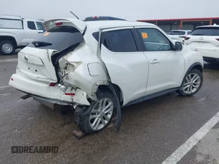 2013 Nissan Juke SL with VIN JN8AF5MV0DT225260, listed as a IAAI auction lot 42220788 with 108,572 mi miles and . Bid and sale history available at DreamBid. Image 4.