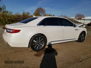 2019 Lincoln Continental Standard with VIN 1LN6L9PK6K5605381, listed as a Copart auction lot 77519584 with 51,412 mi miles and Salvage Title. Bid and sale history available at carsss.com. Image 3.