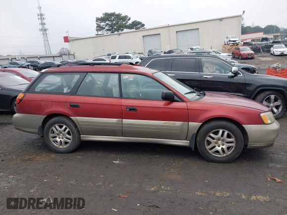 2002 Subaru Legacy Outback with VIN 4S3BH675527620746, listed as a IAAI auction lot 41523959 with 274,278 mi miles and . Bid and sale history available at DreamBid. Image 13.