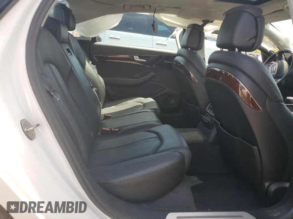2012 Audi A8 with VIN WAURVAFD2CN017511, listed as a Copart auction lot 56138665 with 100,155 mi miles and Clean title. Bid and sale history available at DreamBid. Image 10.