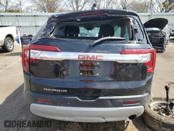 2021 GMC Acadia SLE z VIN 1GKKNKLA0MZ156362, wystawiony jako Copart lot #50412925 z przebiegiem Nie podano mil oraz Szkoda całkowita • Salvage title. Historia ofert i sprzedaży dostępna na DreamBid. Obrazek 6.