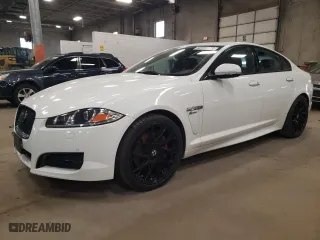 2015 Jaguar XF V6 Portfolio with VIN SAJWJ0FF7F8U69097, listed as a Copart auction lot 52385175 with 105,103 mi miles and Clean Title. Bid and sale history available at carsss.com. Image 1.