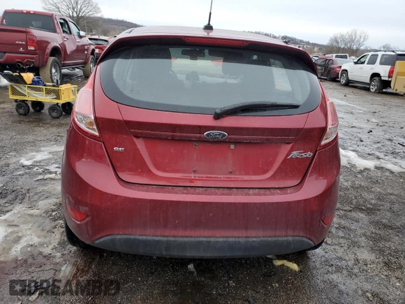 2017 Ford Fiesta SE with VIN 3FADP4EJ4HM169586, listed as a Copart auction lot 46549645 with 19,403 mi miles and Non Repairable. Bid and sale history available at DreamBid. Image 6.