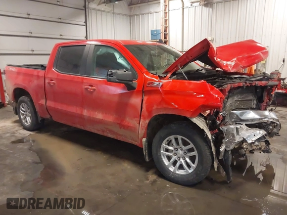 2019 Chevrolet Silverado 1500 LT with VIN 1GCUYDED2KZ133242, listed as a IAAI auction lot 41645716 with 129,803 mi miles. Bid and sale history available at carsss.com. Image 1.