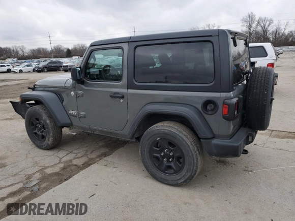 2018 Jeep Wrangler Sport S with VIN 1C4GJXAG0JW276564, listed as a Copart auction lot 85722374 with 58,049 mi miles and Salvage title. Bid and sale history available at DreamBid. Image 2.