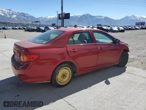 2009 Toyota Corolla with VIN JTDBL40E999030769, listed as a Copart auction lot 50138055 with 177,352 mi miles and Salvage Title. Bid and sale history available at carsss.com. Image 3.