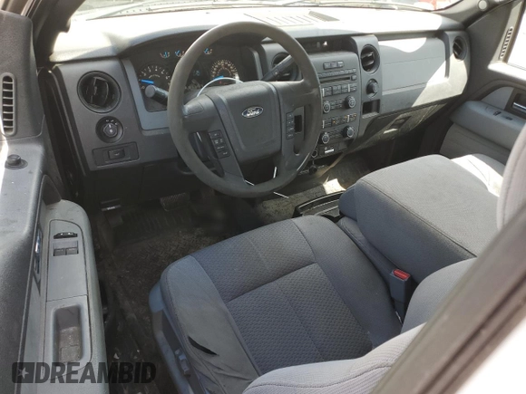 2014 Ford F-150 XL with VIN 1FTMF1CM7EKD02336, listed as a Copart auction lot 57333815 with 126,053 mi miles and Salvage title. Bid and sale history available at DreamBid. Image 8.