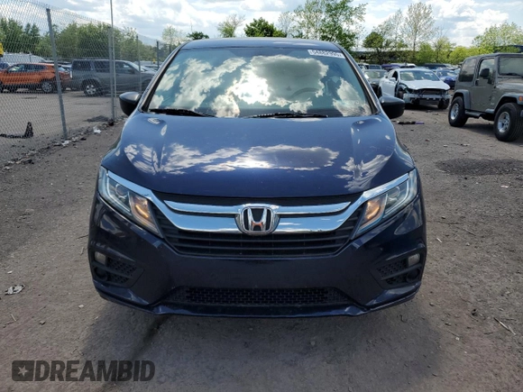 2019 Honda Odyssey LX with VIN 5FNRL6H28KB027071, listed as a Copart auction lot 54882995 with 87,988 mi miles and Salvage Title. Bid and sale history available at DreamBid. Image 5.