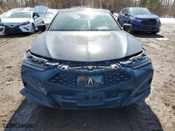 2023 Acura TLX w/A-Spec Package with VIN 19UUB6F58PA800035, listed as a Copart auction lot 47966865 with 35,977 mi miles and Salvage Title. Bid and sale history available at carsss.com. Image 5.