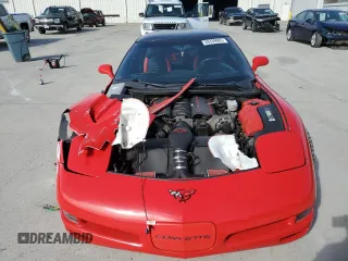 2002 Chevrolet Corvette with VIN 1G1YY22G125112810, listed as a Copart auction lot 48339965 with 100 mi miles and Salvage Title. Bid and sale history available at carsss.com. Image 5.