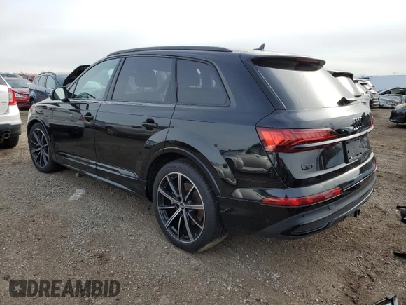 2022 Audi Q7 Prestige with VIN WA1VXBF70ND005890, listed as a Copart auction lot 85955154 with 21,814 mi miles and Salvage title. Bid and sale history available at DreamBid. Image 2.