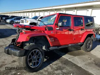 2010 Jeep Wrangler Unlimited Sahara with VIN 1J4BA5H12AL167115, listed as a Copart auction lot 79400574 with 0 mi miles and Salvage Title. Bid and sale history available at carsss.com. Image 1.