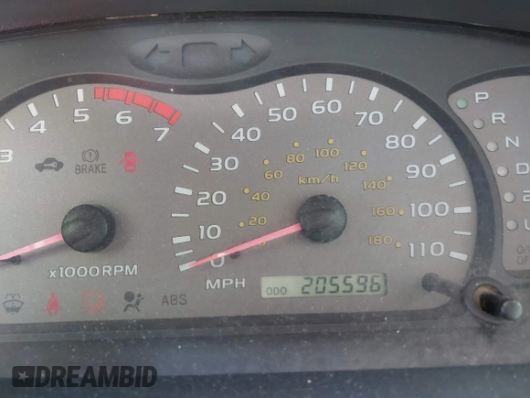 2002 Toyota Sequoia SR5 with VIN 5TDZT34A02S114681, listed as a IAAI auction lot 42102025 with 205,596 mi miles and . Bid and sale history available at carsss.com. Image 7.