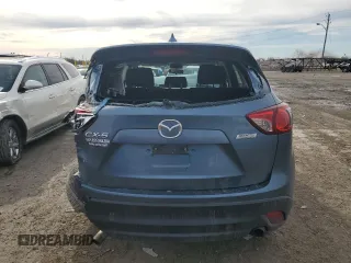 2016 Mazda CX-5 Sport with VIN JM3KE2BY0G0703866, listed as a Copart auction lot 43708185 with 186,790 mi miles and Salvage Title. Bid and sale history available at carsss.com. Image 6.