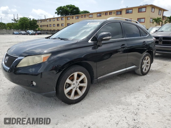 2010 Lexus RX 350 with VIN JTJZK1BA8A2401361, listed as a Copart auction lot 60105585 with 137,971 mi miles and Clean title. Bid and sale history available at DreamBid. Image 1.