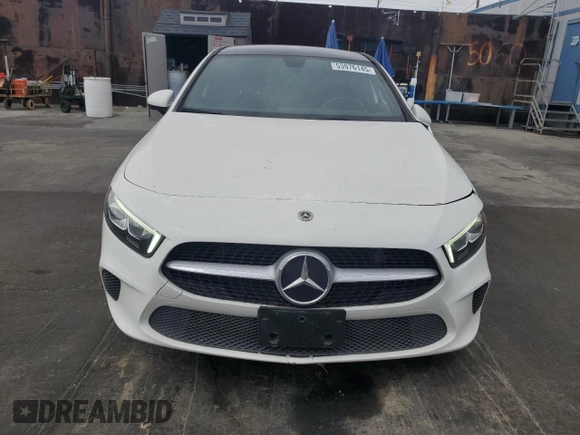2021 Mercedes-Benz A 220 with VIN W1K3G4EB9MJ316934, listed as a Copart auction lot 53976145 with 37,131 mi miles and Salvage title. Bid and sale history available at DreamBid. Image 5.