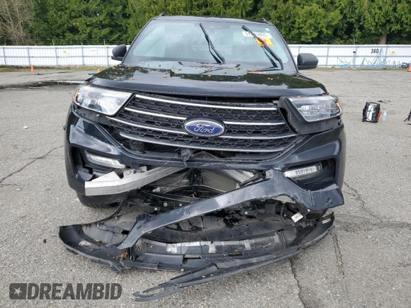 2020 Ford Explorer XLT with VIN 1FMSK8DHXLGC39354, listed as a Copart auction lot 51345865 with Not Provided miles and Salvage Title. Bid and sale history available at DreamBid. Image 5.