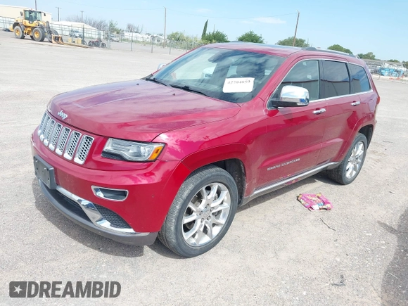 2014 Jeep Grand Cherokee Summit z VIN 1C4RJFJT4EC423217, wystawiony jako IAAI lot #42704059 z przebiegiem 245 928 mil mil oraz . Historia ofert i sprzedaży dostępna na DreamBid. Obrazek 17.