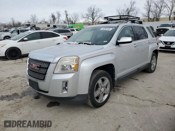 2012 GMC Terrain SLT-2 with VIN 2GKALWEK8C6130942, listed as a Copart auction lot 45392445 with 156,232 mi miles and Salvage Title. Bid and sale history available at carsss.com. Image 1.