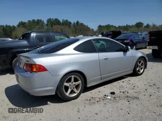 2002 Acura RSX Auto with VIN JH4DC54882C005078, listed as a Copart auction lot 55052255 with 165,549 mi miles and Clean Title. Bid and sale history available at carsss.com. Image 3.