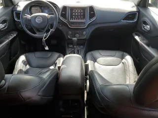 2019 Jeep Cherokee Trailhawk Elite with VIN 1C4PJMBX2KD311549, listed as a Copart auction lot 47108225 with 49,421 mi miles and Salvage Title. Bid and sale history available at carsss.com. Image 8.