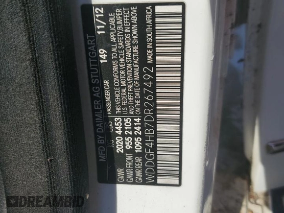 2013 Mercedes-Benz C 250 Sport с VIN WDDGF4HB7DR267492, выставлен на аукционе Copart как лот 64426115 с пробегом 188 514 миль миль и Чистый • Clean title. История ставок и продаж доступна на DreamBid. Изображение 12.