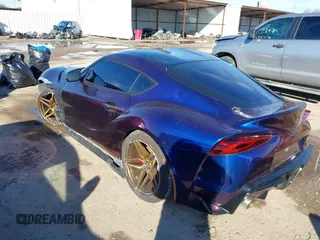 2021 Toyota GR Supra 3.0 with VIN WZ1DB0C03MW040794, listed as a IAAI auction lot 41279108 with 1 mi miles. Bid and sale history available at carsss.com. Image 3.