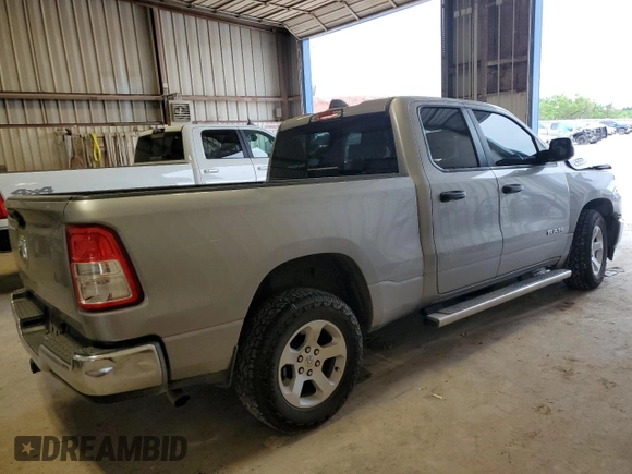 2019 Ram 1500 Tradesman with VIN 1C6RRECT7KN745812, listed as a Copart auction lot 55485685 with 82,422 mi miles and Salvage title. Bid and sale history available at DreamBid. Image 3.