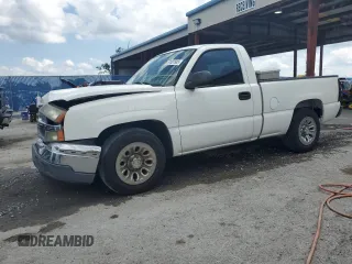 2005 Chevrolet Silverado 1500 Work Truck z VIN 1GCEC14X75Z329324, wystawiony jako Copart lot #57451585 z przebiegiem 132 425 mil mil oraz Szkoda całkowita • Salvage title. Historia ofert i sprzedaży dostępna na DreamBid. Obrazek 1.