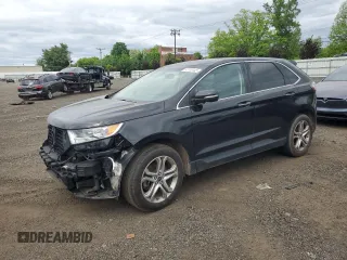 2017 Ford Edge Titanium z VIN 2FMPK4K9XHBB29624, wystawiony jako Copart lot #57110745 z przebiegiem 155 829 mil mil oraz Szkoda całkowita • Salvage title. Historia ofert i sprzedaży dostępna na DreamBid. Obrazek 1.