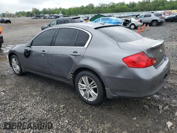 2012 Infiniti G25 x z VIN JN1DV6AR5CM862018, wystawiony jako Copart lot #57133395 z przebiegiem 129 829 mil mil oraz Szkoda całkowita • Salvage title. Historia ofert i sprzedaży dostępna na DreamBid. Obrazek 2.