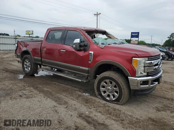 2017 Ford F-250 Lariat z VIN 1FT7W2BT3HEE54323, wystawiony jako Copart lot #55990905 z przebiegiem 92 544 mil mil oraz Szkoda całkowita • Salvage title. Historia ofert i sprzedaży dostępna na DreamBid. Obrazek 4.