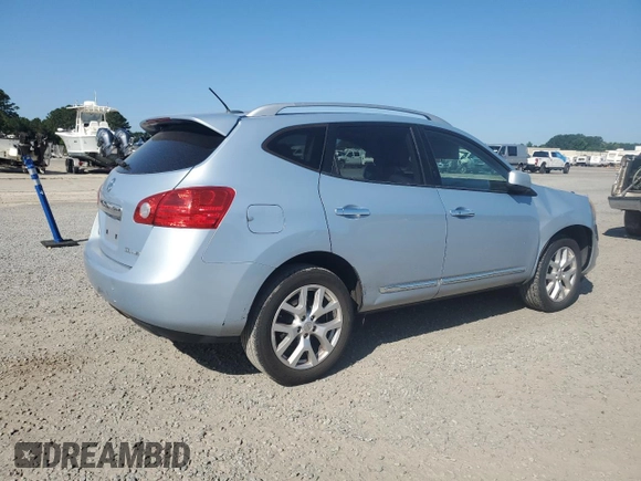 2012 Nissan Rogue S with VIN JN8AS5MV2CW382023, listed as a Copart auction lot 61042015 with 120,742 mi miles and Salvage title. Bid and sale history available at DreamBid. Image 3.