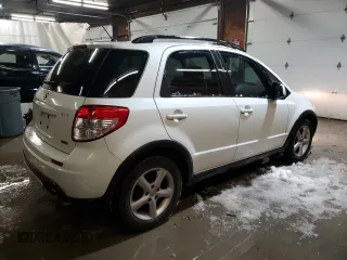 2007 Suzuki SX4 with VIN JS2YB413375100416, listed as a Copart auction lot 41474205 with 156,585 mi miles and Salvage Title. Bid and sale history available at carsss.com. Image 3.