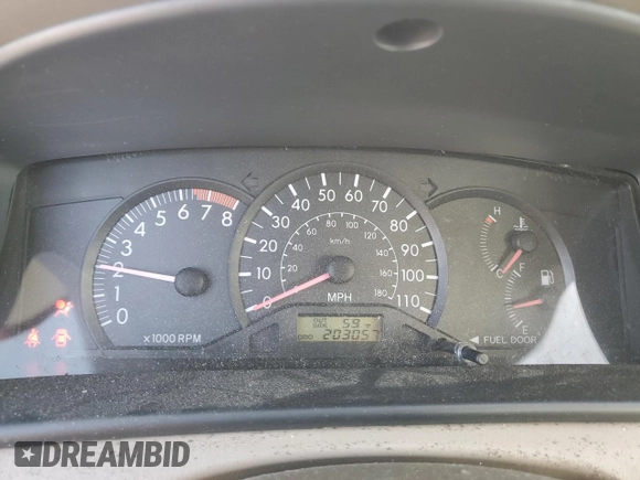 2006 Toyota Corolla CE with VIN 1NXBR32E56Z729780, listed as a Copart auction lot 49321585 with 203,057 mi miles and Salvage Title. Bid and sale history available at DreamBid. Image 9.