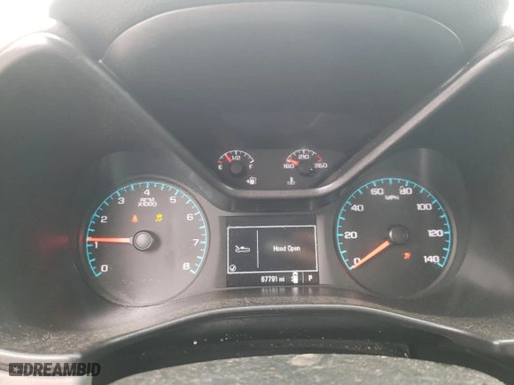 2020 Chevrolet Colorado 2WD Work Truck with VIN 1GCHSBEA1L1122665, listed as a Copart auction lot 44957445 with 67,791 mi miles and Salvage Title. Bid and sale history available at carsss.com. Image 9.