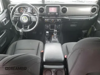 2021 Jeep Wrangler Unlimited Sport S with VIN 1C4HJXDNXMW717149, listed as a Copart auction lot 55469785 with 68,808 mi miles and Salvage title. Bid and sale history available at DreamBid. Image 8.
