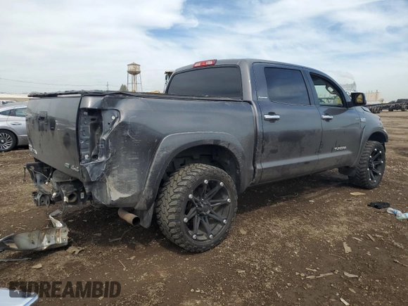 2013 Toyota Tundra Limited with VIN 5TFHW5F17DX282150, listed as a Copart auction lot 55676795 with 110,835 mi miles and Salvage title. Bid and sale history available at DreamBid. Image 3.