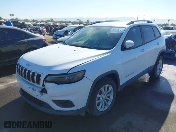 2020 Jeep Cherokee Latitude with VIN 1C4PJLCB8LD619274, listed as a IAAI auction lot 40946962 with 10,830 mi miles. Bid and sale history available at carsss.com. Image 19.